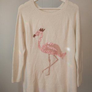 Lauren Conrad Flamingo Sweater - Medium